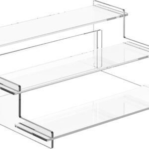 oem/odm acrylic risers display stand, 3 tier cupcake holder, clear perfume organizer stand, display shelf for figures and collection, dessert shelves for party, display risers for decoration and organizer wholesale supplier & factory