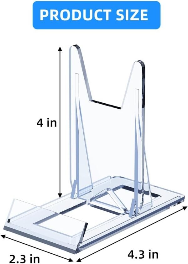 oem/odm book display stand, acrylic stands for display comic book holder magazine postcard art dvd album wallet, 8 pcs wholesale supplier & factory