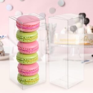 oem/odm vgoodall clear boxes for treats, 2 x 2 x 6 inches, 26 pack, transparent favor boxes for wedding, baby shower, party treats wholesale supplier & factory