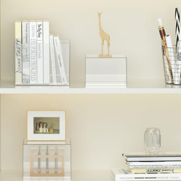 oem/odm 6 clear acrylic boxes for display as buffet risers and stands, food display risers for party, buffet table, food stands for display party (standard, 6pcs, clear) wholesale supplier & factory
