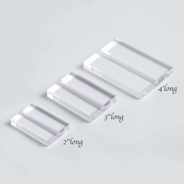 oem/odm uniqooo 3" clear acrylic stand |3mm slot wedding sign holders, perfect for wedding, table number, exhibition, office, restaurant, business, 20 count wholesale supplier & factory
