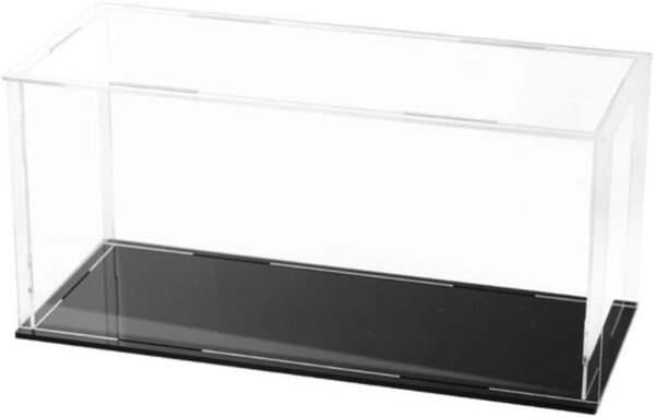 oem/odm self-assembly acrylic display case,deluxe dustproof showcase,cube countertop box for pop figures collectibles toys,need remove the protective film (10x4x5.7 inch; 25x10x14.5cm) wholesale supplier & factory