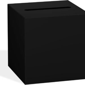 oem/odm black card box for party, 8.7" gift cards receiving box holder for wedding, bridal shower, graduation, birthday, retirement, baby shower, anniversaries party decorations wholesale supplier & factory