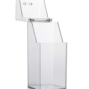 oem/odm makeup brush holder square acrylic cosmetic brush organizer with dustproof lid eyebrow pencil storage holder box makeup storage jewellery storage container wholesale supplier & factory