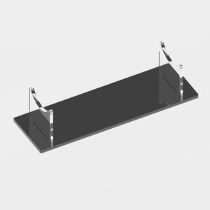 oem/odm acrylic saber stand – multi-function display stand for swords, daggers, wands & collectibles, transparent desktop holder for displaying light sword & other long items, black base, 1pack wholesale supplier & factory