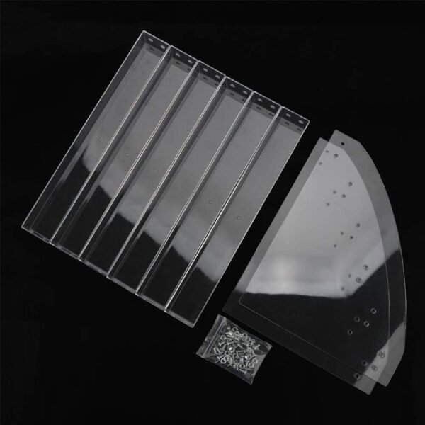 oem/odm yebeauty clear nail polish display holder organizer, 6 layers acrylic organizer storage tray rack stand holder for cosmetic eyeglasses lash display wholesale supplier & factory