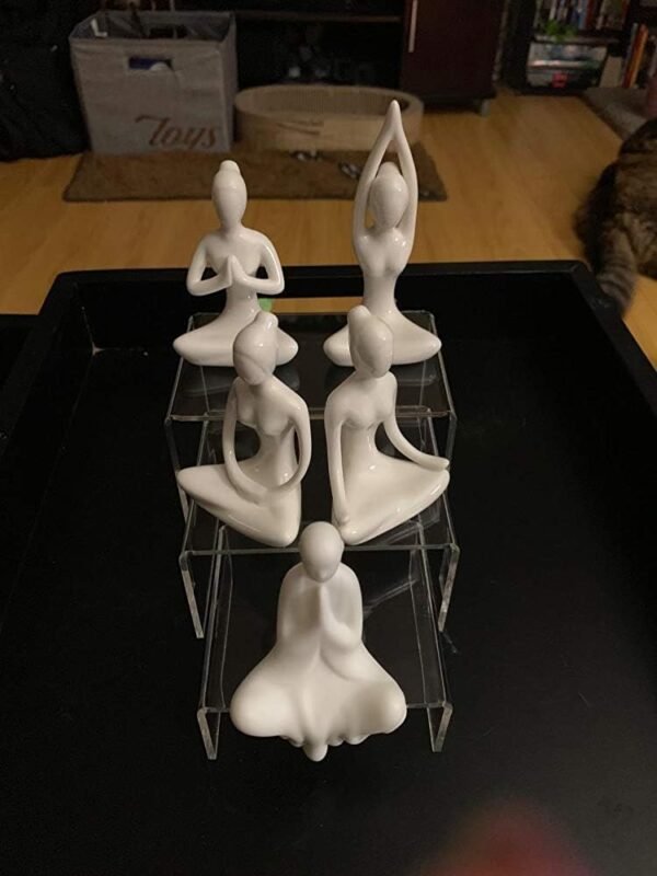 oem/odm hedume set of 9 clear acrylic display risers for figures, buffets, cupcakes and jewelry display stands wholesale supplier & factory