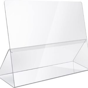 oem/odm durable acrylic cookbook stand transparent easy viewing ipad/tablet holder, great for cooking/baking without making your cook book dirty. wholesale supplier & factory