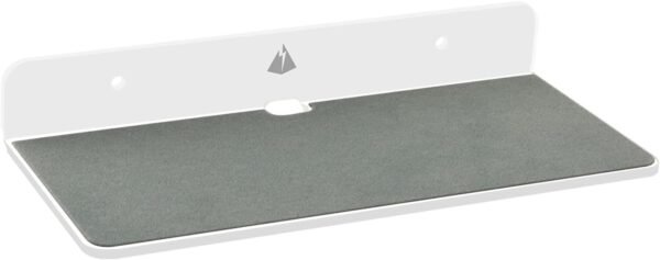 oem/odm txesign small wall shelf speaker stand, small shelf speaker shelf for speaker, webcam, cell phones, display shelf acrylic speaker mount (9-inch (silky white & transparent)) wholesale supplier & factory