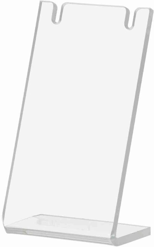 oem/odm marketing holders jewelry holder clear acrylic display stand for studs hoops dangling earrings bracelets slant back counter top for retail store gift shops home use single pair wholesale supplier & factory
