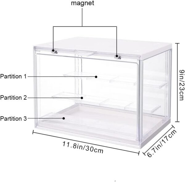 oem/odm acrylic clear display case dustproof blind box transparent assemble storage showcase collection acrylic cube for toy dolls souvenirs models wholesale supplier & factory