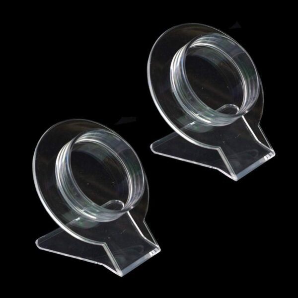 oem/odm mollensiuer jewelry holder, 2 pcs clear acrylic bracelet display stand, jewelry organizer rack, transparent shelf shelves, clear jewelry organizer wholesale supplier & factory