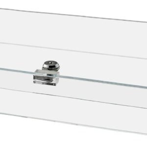 oem/odm acrylic locking display case with keys 18" x 12" x 3" clear rectangular countertop tray with lid for artifacts antiques collectibles jewelry currency and coins by marketing holders wholesale supplier & factory