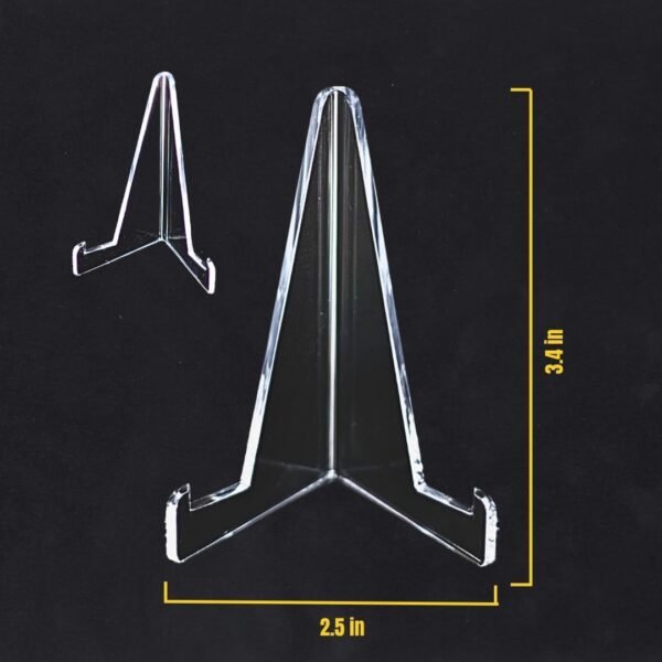 oem/odm 10 pack of acrylic card stands by pro-tec accessories - crystal clear transparent mini easel - durable & sturdy design - ideal for home display, office, shop, special events - 3.4 x 2.5 inch (10) wholesale supplier & factory