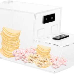 oem/odm acrylic candy bin stackable candy dispenser box clear candy display bin dry food snacks storage container mini bulk candy bin for restaurants candy retail store, 10.8 * 3.7 * 5.3in wholesale supplier & factory