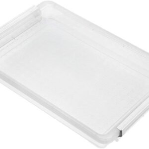 oem/odm btsky a4 plus clear transparent pp plastic stackable storage box desk paper magazine container with buckle, office supplies accessories file protector case organizer, portable project case wholesale supplier & factory