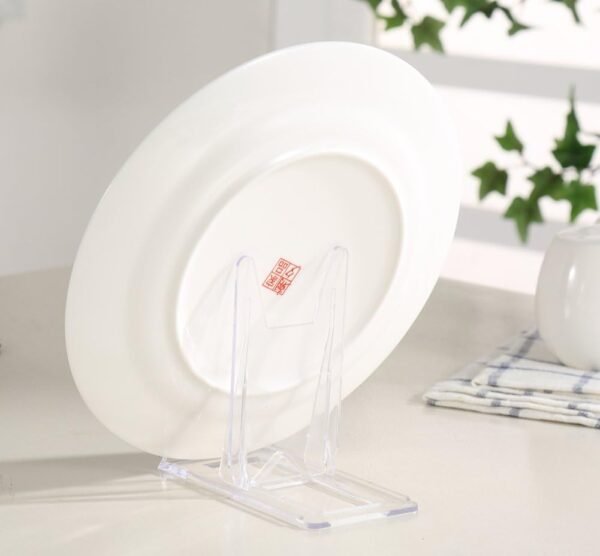 oem/odm artliving two part adjustable clear acrylic plastic display stand easel (set of 6) wholesale supplier & factory