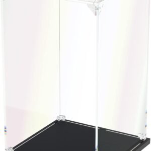 oem/odm clear acrylic display case, self-assemble showcase for collectibles, action figures, dolls, toys - alternative glass box for commemorative gifts (6x6x10 inch, 15x15x25 cm) wholesale supplier & factory