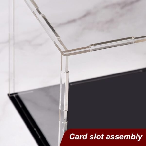 oem/odm uxcell acrylic clear display case box dustproof protection showcase cube collectibles show box 11.8x5.9x3.9inch wholesale supplier & factory