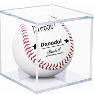 oem/odm danodoi baseball display case uv protected acrylic clear baseball holder square cube ball protector memorabilia autograph display box for official size baseball wholesale supplier & factory
