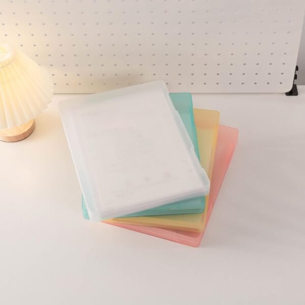 oem/odm 4 pack a4 file portable paper storage box for 8.5" x 11" letter paper, thick scrapbook storage box, art supply storage box craft storage and organizers board game storage organization wholesale supplier & factory