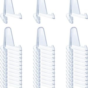 oem/odm 36 pcs acrylic display holder clear display easel stands for coins capsules phone medals stones cards (medium) wholesale supplier & factory