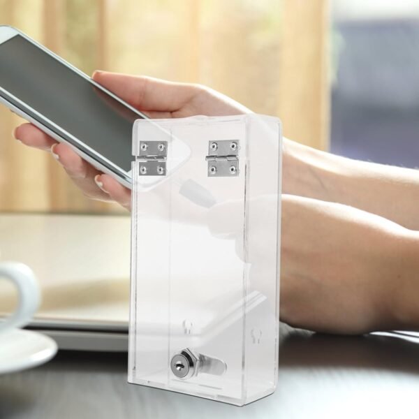 oem/odm stobok box storage box smartphone reusable phone safe locker phone lock container phone lock case locking cabinet clear container smart phone acrylic key staff wholesale supplier & factory