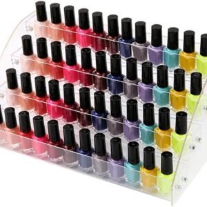 oem/odm 4 tiers makeup holder tiered acrylic organizer for lipstick nail polishes eye shadow toy collection dresser reagent container retail e ssential oils liquids paint oil bottle display rack stand station wholesale supplier & factory