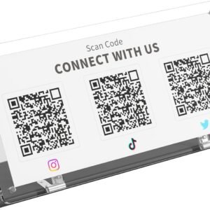 oem/odm hiimiei acrylic qr code stand: foldable slant back sign holder - clear magnetic paper display standing for office store studios wholesale supplier & factory