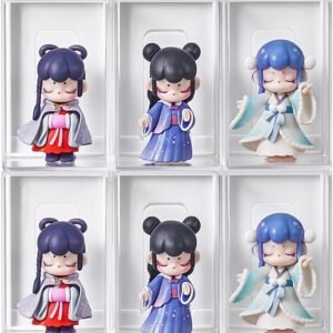 oem/odm 6pcs acrylic display case for minifigures,clear display box with id card slot ,wall mounted dustproof display cabinet box for minifigure(white) wholesale supplier & factory