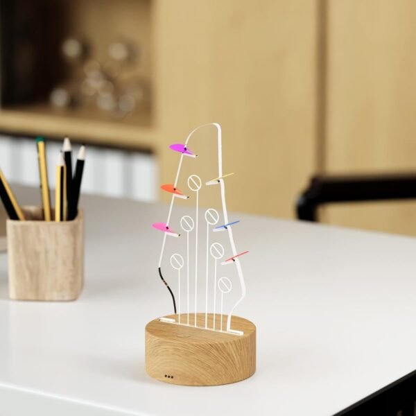 oem/odm light up guitar pick holder, rgb luminous pick storage rack, acrylic electric guitar headstock shaped pick holder for picks storage and display, gift for music lovers guitar players guitarist wholesale supplier & factory