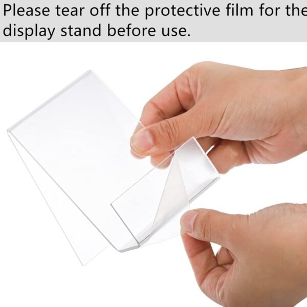 oem/odm dicunoy 10pcs acrylic book stands, clear display easel, art display holder for picture album, brochure, paperbacks on tabletop, shelves, classroom, library, store wholesale supplier & factory