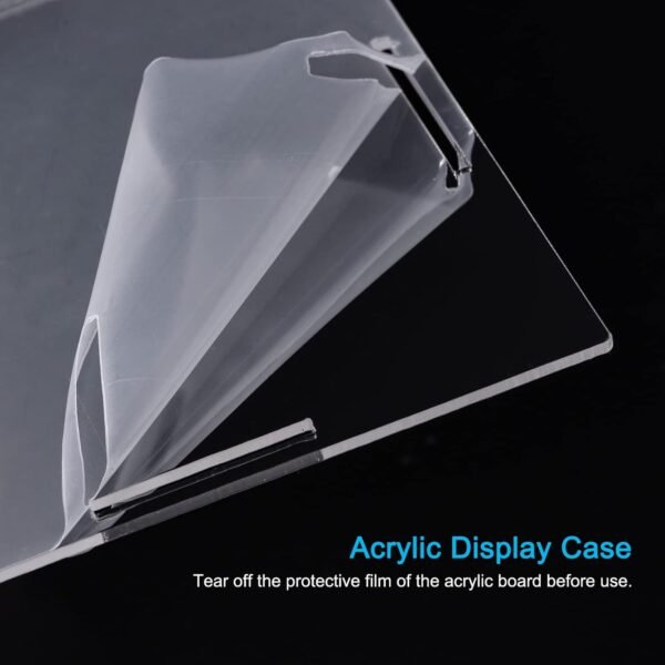 oem/odm meccanixity acrylic display case plastic box clear assemble dustproof showcase 16x6.3x6.1 inch for collectibles items wholesale supplier & factory