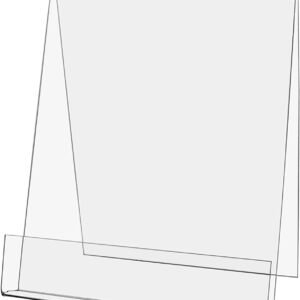 oem/odm art easel j stand display literature booklet stand musuems art galleries retailers schools journal clear acrylic holder 8.5" x 11" by marketing holders wholesale supplier & factory