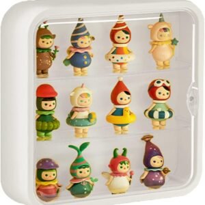 oem/odm clear display case for figures,wall-mounted doll storage box,adjustable display stand clear acrylic display box with door dust and moisture proof suitable for lego collectibles action figures pop mart wholesale supplier & factory