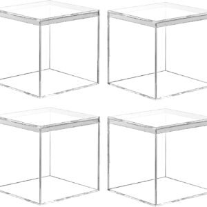 oem/odm copzievkae 4 pack clear acrylic boxes - 3.9x3.9x3.9 inch, display, storage box for candy jewelry wholesale supplier & factory