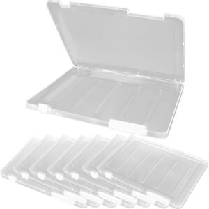 oem/odm 8pcs portable project case file box document, 11.2x8.8x0.8 inch plastic storage box with buckle paper case board game storage containers magazine protector file holder for office school wholesale supplier & factory