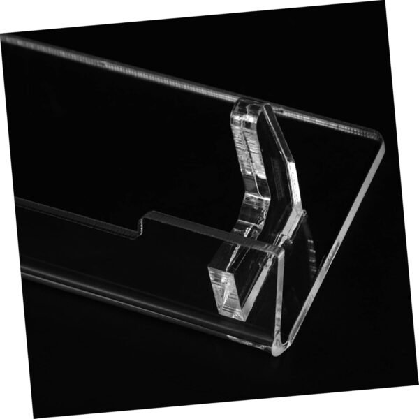 oem/odm clear acrylic mobile phone and tablet holder stand sturdy and portable display stand for office and home use modern design for phones and tablets wholesale supplier & factory