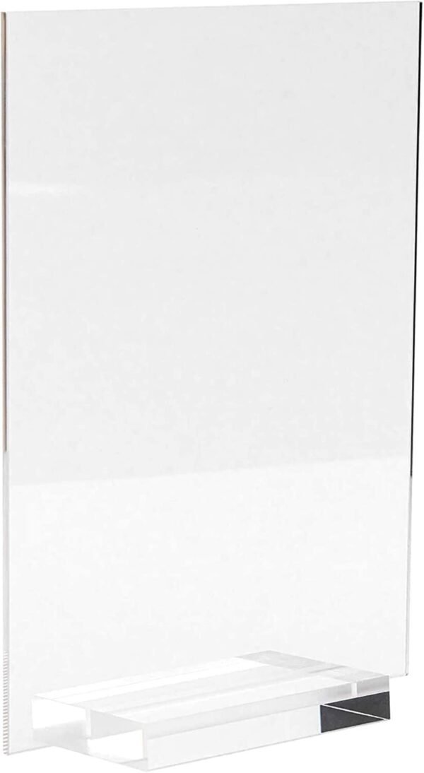 oem/odm tur party supplies 15 pack 3" large clear acrylic sign holders | wedding sign holders |table numbers display stands | acrylic place card slot stand - acrylic sign wholesale supplier & factory