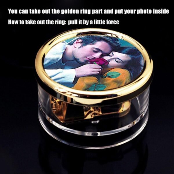 oem/odm pursuestar you are my sunshine wind up music box, round acrylic gold musical box for mom/dad/daughter/son - unique best gifts for birthday christmas wedding mother's day wholesale supplier & factory