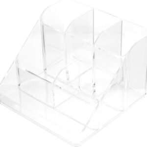 oem/odm hemoton acrylic makeup organizer box transparent cosmetics storage case for vanity stylish display for brushes lipsticks more for home office wholesale supplier & factory