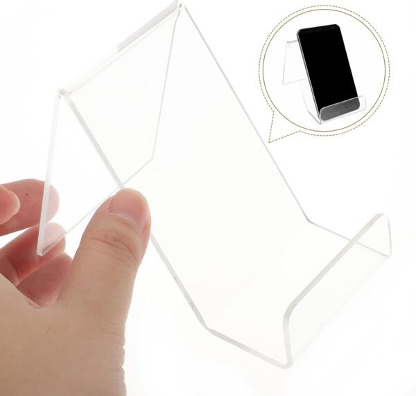 oem/odm housoutil 20pcs acrylic phone holder, cell phone stand holder for desk, clear phone stand for home and office office desk display wholesale supplier & factory