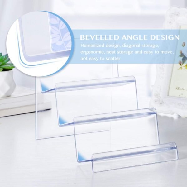 oem/odm stobaza acrylic wallet display stand holder 3 tier acrylic jewelry display riser shelf for handbag purse display retail store holder shelf cosmetic display racks, transparent wholesale supplier & factory