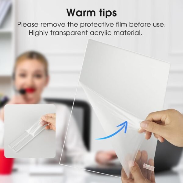 oem/odm maxgear acrylic sign holder 8.5 x 11 inches 1 pack, double sided plastic display stands table top acrylic frame, clear paper holder menu flyer stand for stores, restaurants, hotels, office wholesale supplier & factory