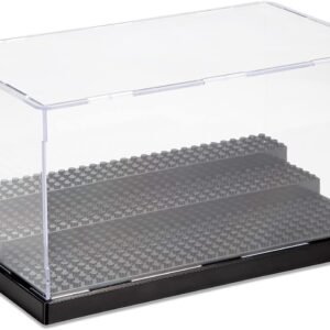 oem/odm figure display case box suitable for lego minifigures series figure blocks toys acrylic dustproof showcase base wholesale supplier & factory