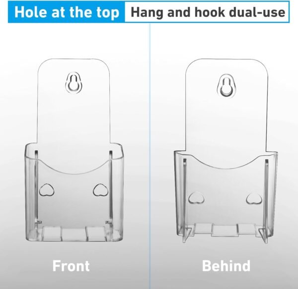 oem/odm acrylic brochure holder 4x9 inches slant back design, clear display stand, plastic table stand sign holder,pamphlet holder flyer holder, acrylic display stand, acrylic table signs plastic paper holder for office, home, store, 2 pack wholesale supplier & factory