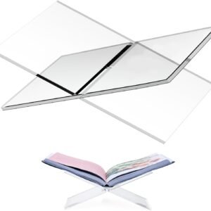 oem/odm acrylic book stand - open coffee table book display, clear cookbook, magazines & textbooks holder wholesale supplier & factory