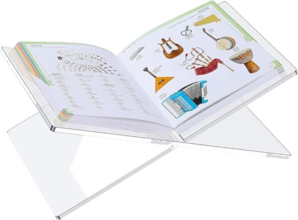 oem/odm acrylic book display stand - cookbook holder for kitchen, clear wholesale supplier & factory
