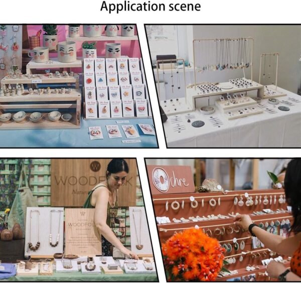 oem/odm ph pandahall 10pcs acrylic earring holder single pair l-shape jewelry displays stand earring organizer for jewelry dangling slant back display props show retail store marketing 1.3x1.7x3 inch wholesale supplier & factory