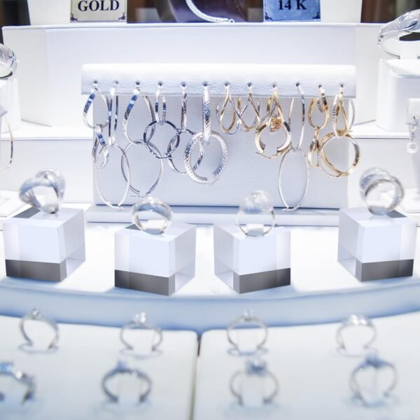 oem/odm remerry 16 pcs clear acrylic blocks square display block clear polished cube acrylic jewelry display stand ring showcase holder base(1 x 1 x 1 inch) wholesale supplier & factory